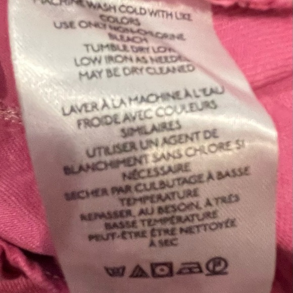 nwt free people Pink electric bouquet lilac ziggy Denim Overalls small - Picture 13 of 15